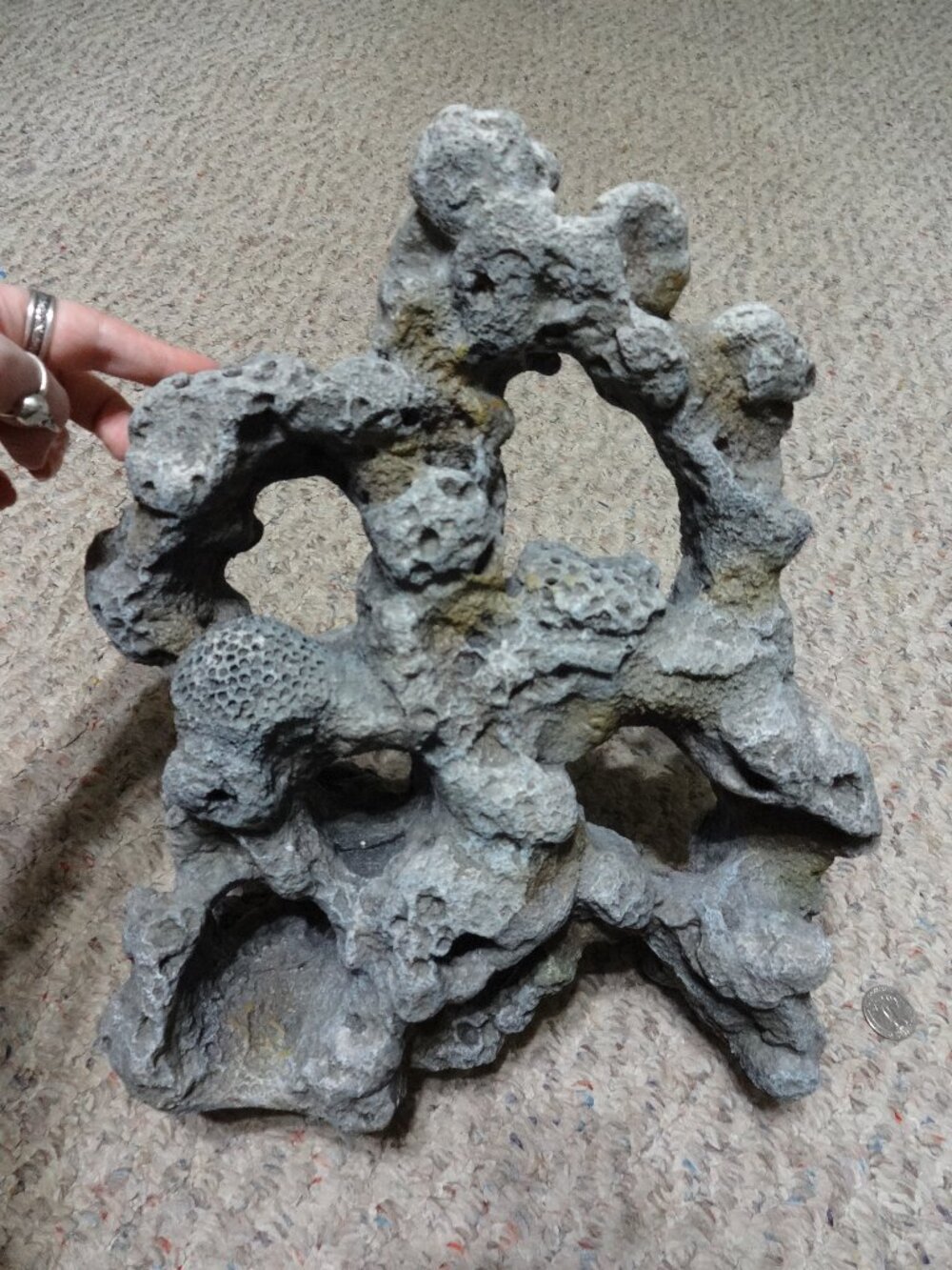 large resin rock for fish tank aquarium decor